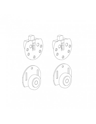 KIT PER ANTE SCORREVOLI (PER BINARI... KIT PER ANTE SCORREVOLI (PER BINARI...