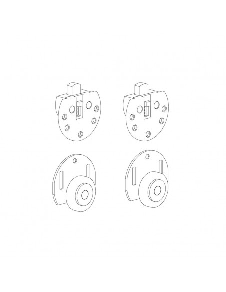KIT PER ANTE SCORREVOLI (PER BINARI RIF. 2)