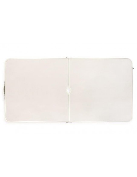 SET TAVOLO A  VALIGETTA CON QUATTRO SGABELLI 120X6