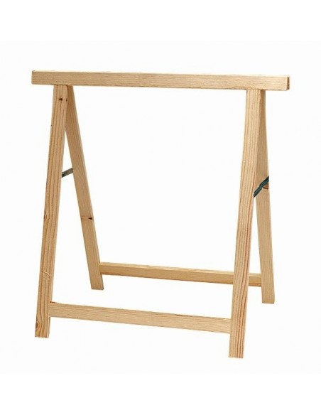 CAVALLETTO PIEGHEVOLE IN ABETE ECONOMICO 750 X 400 X 750 MM