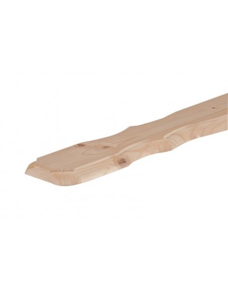 TAVOLETTA PER BALCONI SAGOMATA IN ABETE 19 X 110 X 780 MM