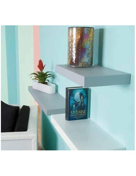 MENSOLA TAMBURATA "BIG BOY" ARGENTO 1150X250X50 MM