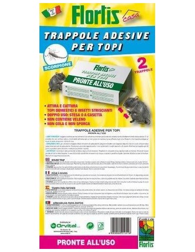 TRAPPOLA ADESIVA FLOW PACK PZ.2