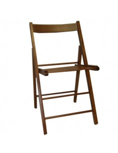 SEDIA LEGNO PIEGHEVOLE NOCE