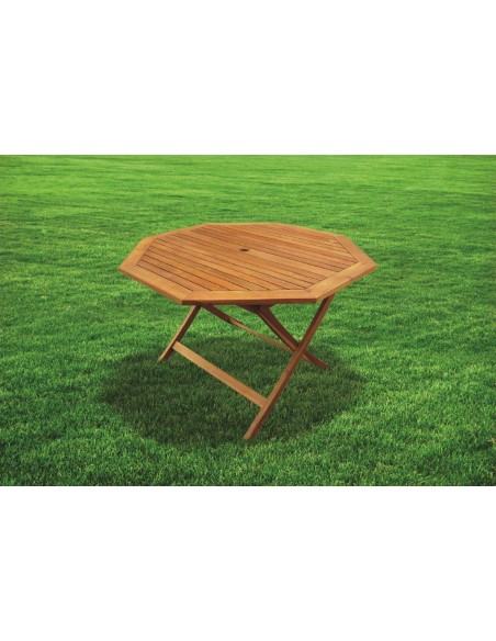 LINEA BALI TAVOLO OTTAGONALE ACACIA