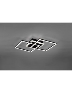 PLAFONIERA LED QUADRI NERO...