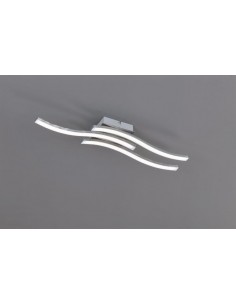 PLAFONIERA 3 LED NICHEL OPACO