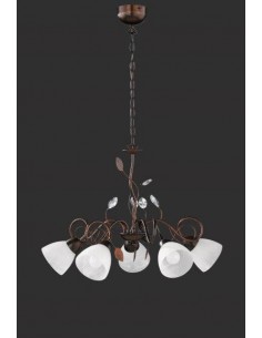 LAMPADARIO CON DETTAGLIO...