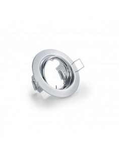 FARETTO DA INCASSO ø 8CM CROMO 2