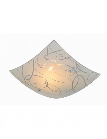 PLAFONIERA IN VETRO 30X30 CM