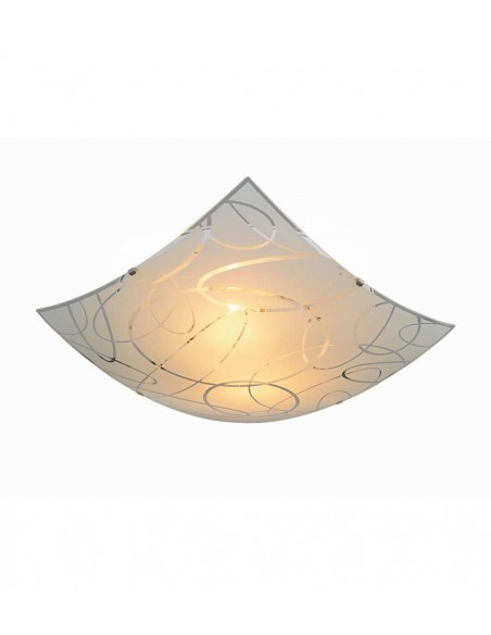 PLAFONIERA IN VETRO 40X40 CM