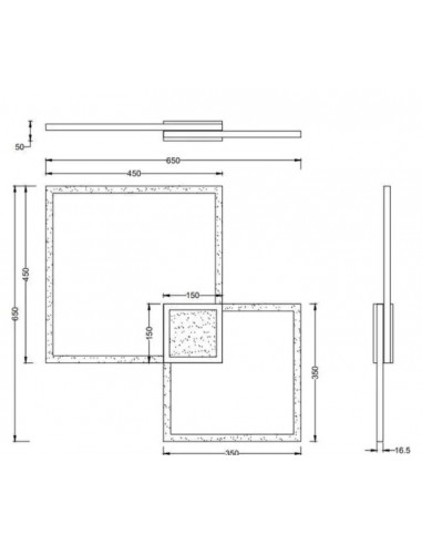 PLAFONIERA LED IN METALLO ANTRACITE PLAFONIERA LED IN METALLO ANTRACITE