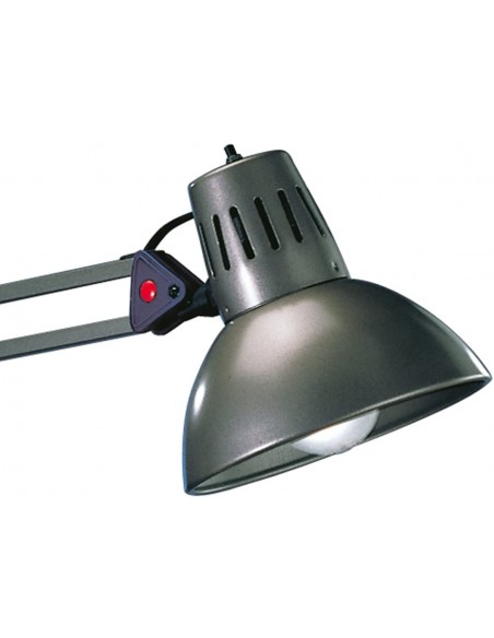 LAMPADA DA TAVOLO A MORSETTO ALLUMINIO