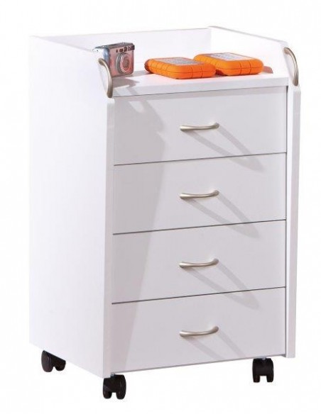 CASSETTIERA 4 CASSETTI BIANCO