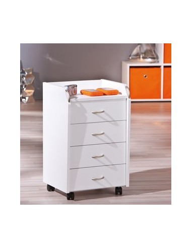 CASSETTIERA 4 CASSETTI BIANCO CASSETTIERA 4 CASSETTI BIANCO