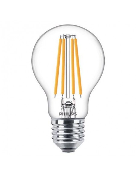 LAMPADINA A LED A FILAMENTO "PHILIPS" GOCCIA 100W E27 2700K, LUCE CALDA