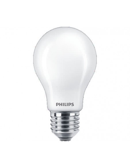 LAMPADINA A LED IN VETRO "PHILIPS" GOCCIA 60W E27 2700K, LUCE CALDA
