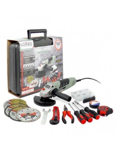 SET SMERIGLIATRICE COMPLETO DI VALIGETTA E 100 ACCESSORI