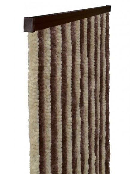 TENDA CINIGLIA BEIGE MARRONE 120X230