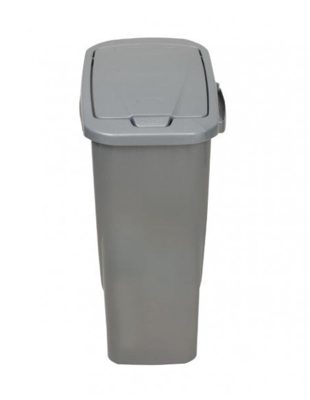 PATTUMIERA CON COPERCHIO 25L GRIGIO