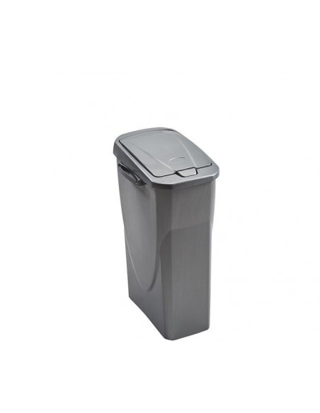 PATTUMIERA CON COPERCHIO 25L GRIGIO