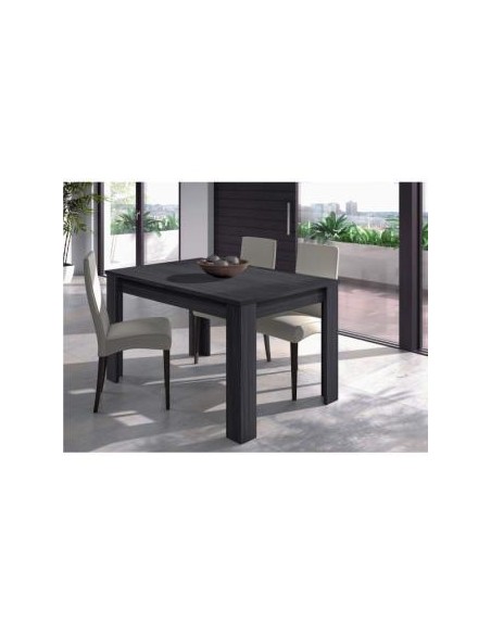 TAVOLO SALA DA PRANZO ALLUNGABILE IN MELAMINICO 90X140-190CM GRIGIO CENERE