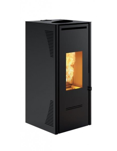 STUFA A PELLET CANALIZZATA TALO 11KW NERO