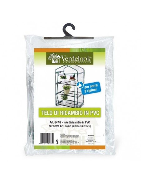 TELO DI RICAMBIO PER SERRA A 3 RIPIANI 69X49X125 CM BI647/1