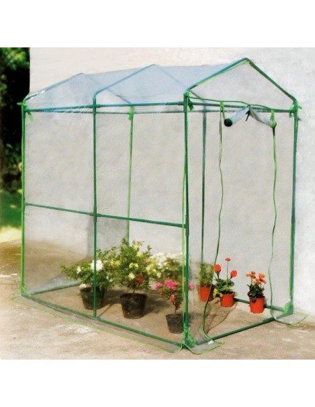 SERRA A CASETTA CON TELO IN PVC 140X140X195 CM