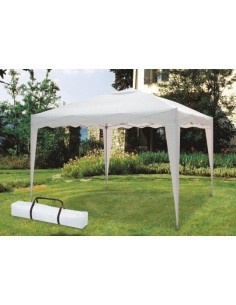 GAZEBO PIEGHEVOLE 3X3 BIANCO 2