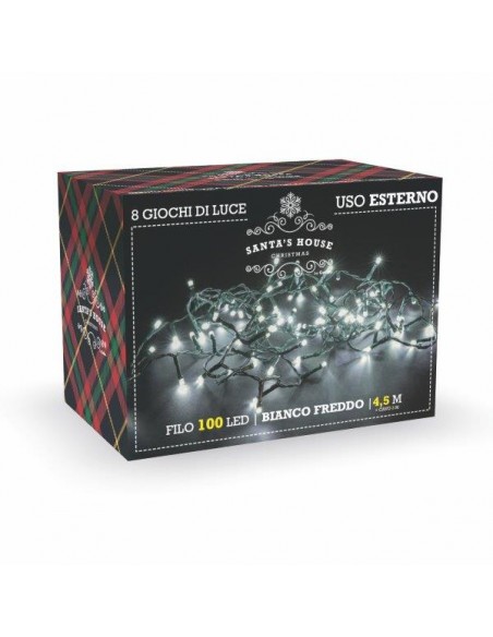 FILO 100 LED BIANCO USO ESTERNO