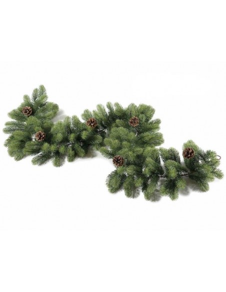 FESTONE 180 RAMI CON BACCHE E PIGNE