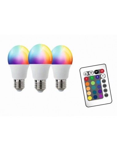 SET 3 LAMPADINE GOCCIA RGB CON... SET 3 LAMPADINE GOCCIA RGB CON...