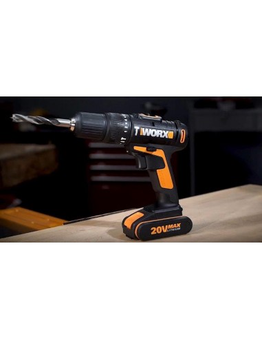 TRAPANO AVVITATORE A PERCUSSIONE WORX... TRAPANO AVVITATORE A PERCUSSIONE WORX...