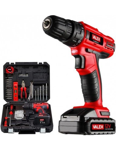 TRAPANO AVVITATORE A BATTERIA VALEX... TRAPANO AVVITATORE A BATTERIA VALEX...