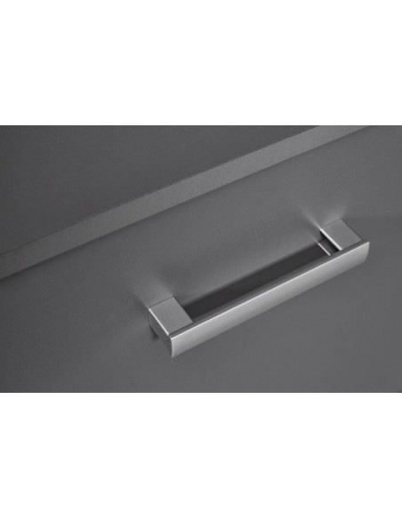 MOBILE PORTA TV GRIGIO GRAFITE DUE ANTE E UN VANO GIORNO 180CM