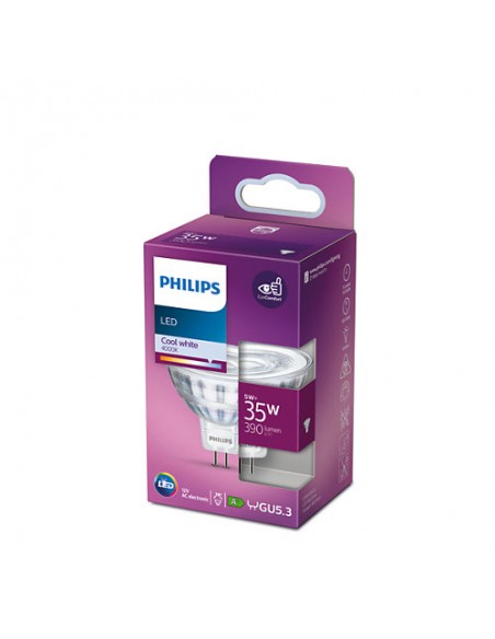 FARETTO A LED "PHILIPS" 35W GU5.3 4000K, LUCE BIANCA