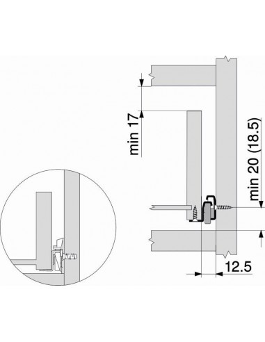 GUIDE PER CASSETTI MM 400 BIANCO GUIDE PER CASSETTI MM 400 BIANCO