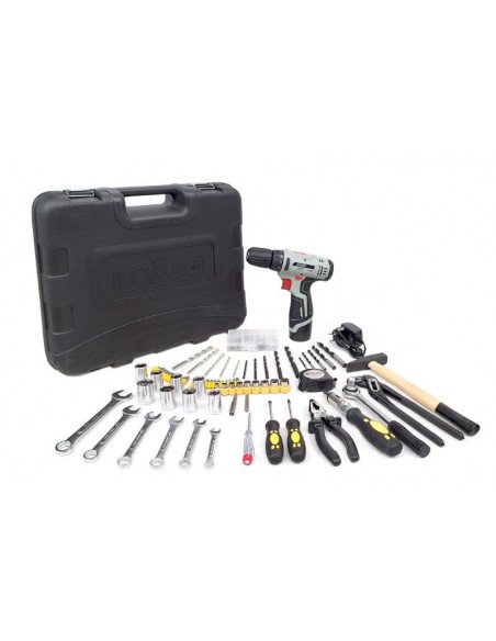 TRAPANO AVVITATORE 12V 1300MAH + 135 ACCESSORI