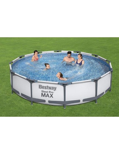 PISCINA STEEL PRO MAX 366X76CM CON FILTRO A CARTUCCIA BESTWAY