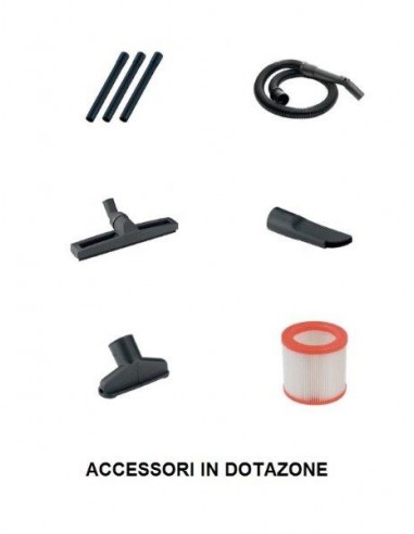 ASPIRATORE E ASPIRALIQUIDI 20LT IN... ASPIRATORE E ASPIRALIQUIDI 20LT IN...