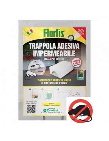 TRAPPOLA ADESIVA IMPERMEABILE PER TOPI TRAPPOLA ADESIVA IMPERMEABILE PER TOPI