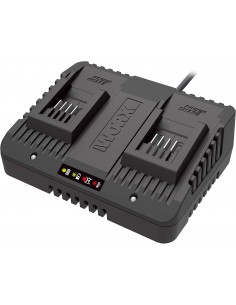 CARICABATTERIE DOPPIO 20V 2AH
