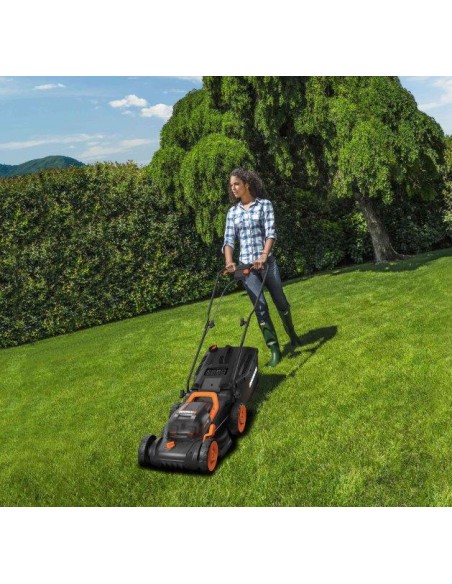 WORX RASAERBA 2X20V 2AH+TAGLIABORDI 20V 40V 2 BATTERIE INCLUSE