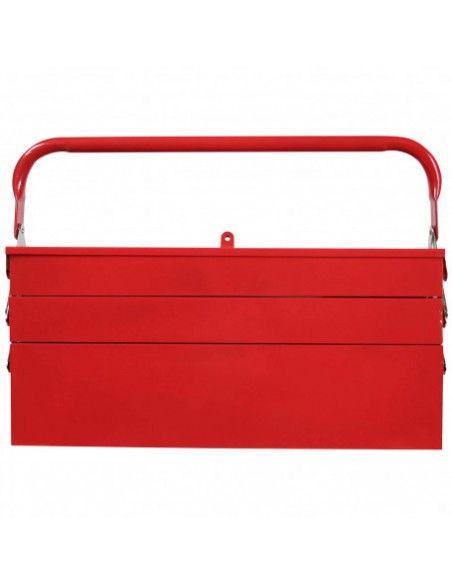 CASSETTA PORTAUTENSILI 5 SCOMPARTI IN ACCIAIO VERNICIATO 48X24X20