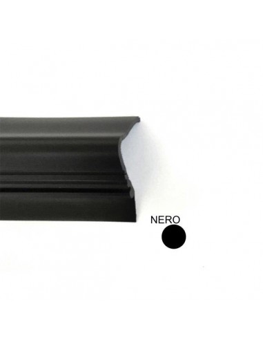 PARAGRADINO NERO PVC FLESSIBILE 44x35 90CM