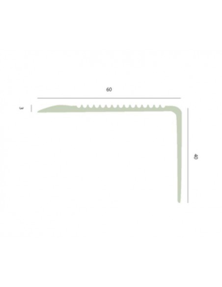 PARAGRADINO NERO 60X40 2M