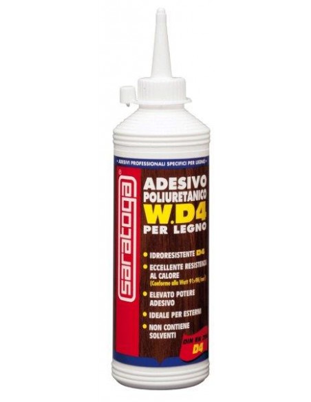 Colla per legno WD4 adesivo poliuretanico SARATOGA n/a 250 g