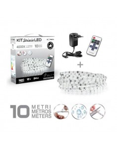 KIT STRISCIA LED 10MT 4000K... 2