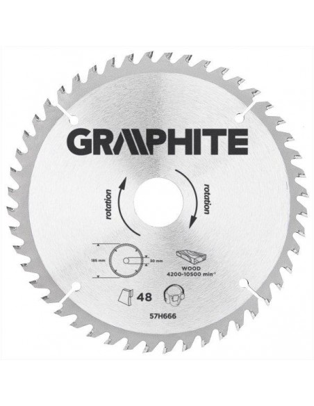 LAMA PER SEGA CIRCOLARE 185PER30MM 48 DENTI
